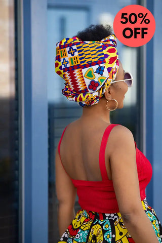 Abiba Kente Headwrap Accessories