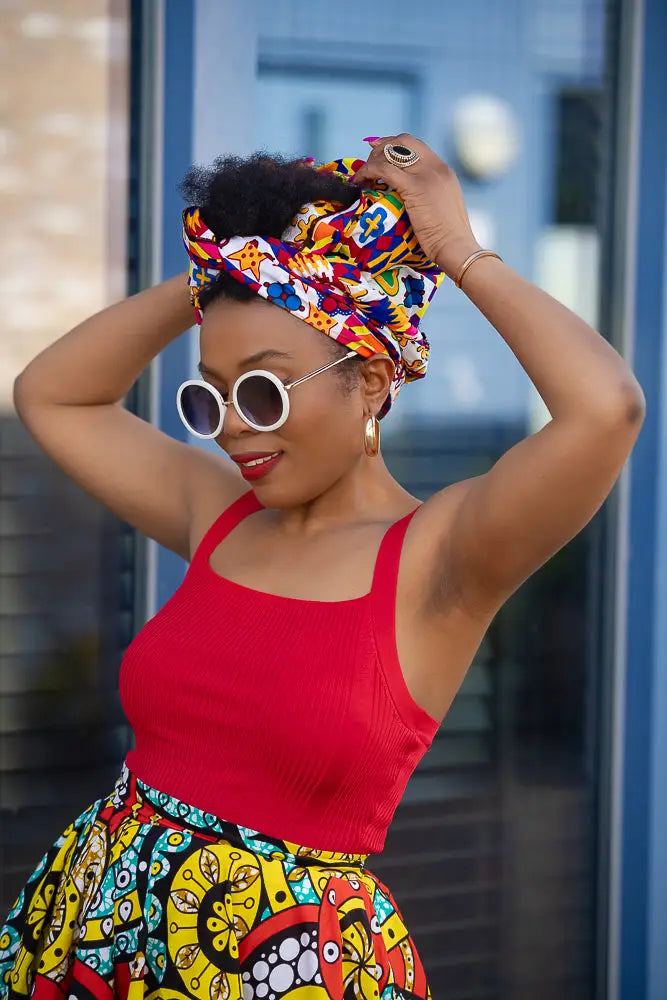 Abiba Kente Headwrap Accessories