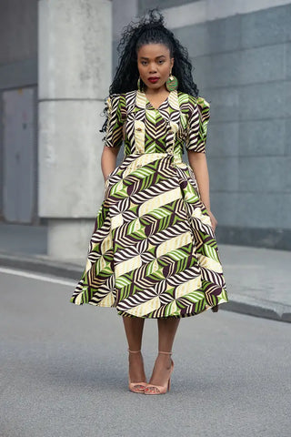 Gold African Wax Print Gold African Wax Print
