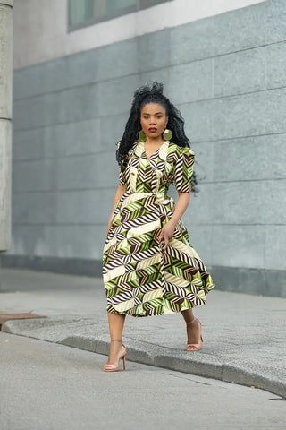 ABISOLA GOLD DRESS Women’s Dress