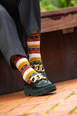 ABUJA BOGOLAN SOCKS UK 4-8/EU 36-41