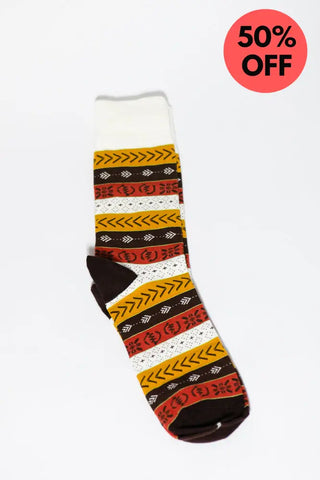 ABUJA BOGOLAN SOCKS UK 4-8/EU 36-41
