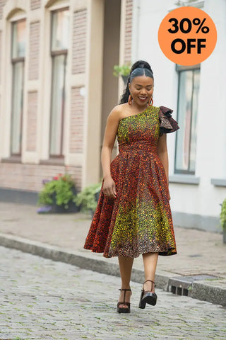 ADAEZE BROWN DRESS Women’s Dress