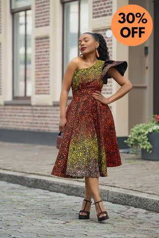 ADAEZE BROWN DRESS Women’s Dress