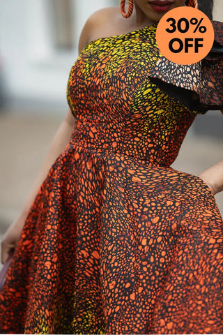 ADAEZE BROWN DRESS Women’s Dress