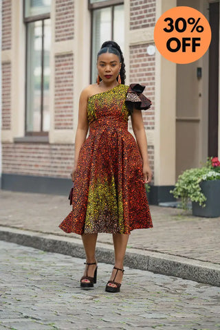 ADAEZE BROWN DRESS Women’s Dress