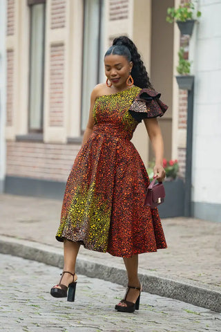 ADAEZE BROWN DRESS Women’s Dress