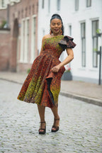 ADAEZE BROWN DRESS Women’s Dress
