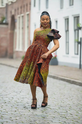 ADAEZE BROWN DRESS Women’s Dress