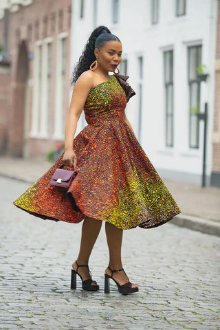 ADAEZE BROWN DRESS Women’s Dress