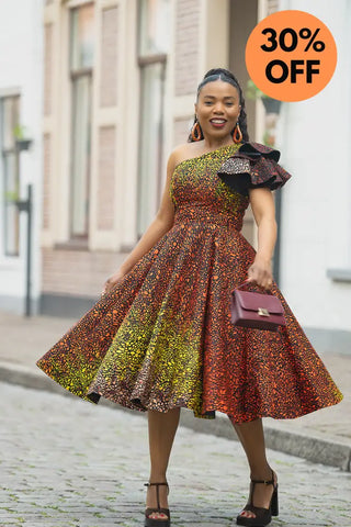 ADAEZE BROWN DRESS Women’s Dress