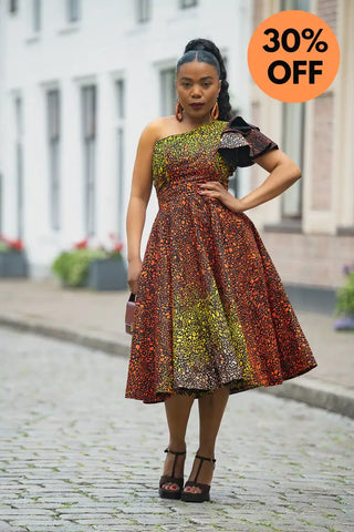 ADAEZE BROWN DRESS Women’s Dress