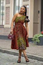 ADAEZE BROWN DRESS Women’s Dress