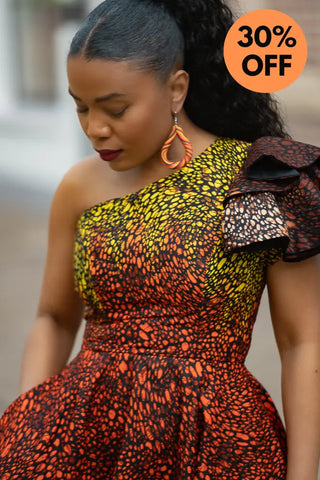 ADAEZE BROWN DRESS Women’s Dress