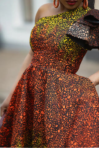 ADAEZE BROWN DRESS Women’s Dress