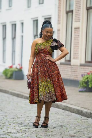 ADAEZE BROWN DRESS Women’s Dress