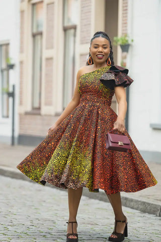 ADAEZE BROWN DRESS Women’s Dress