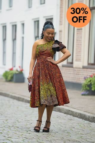 ADAEZE BROWN DRESS Women’s Dress