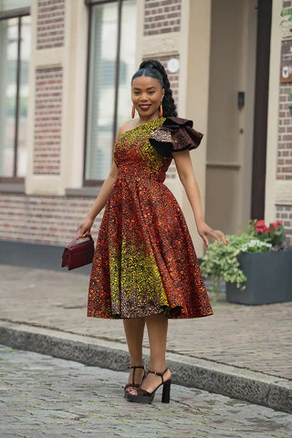 ADAEZE BROWN DRESS Women’s Dress