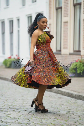 ADAEZE BROWN DRESS Women’s Dress