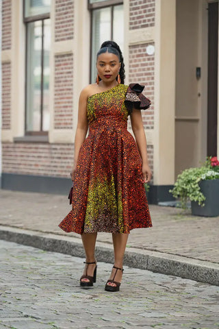 ADAEZE BROWN DRESS Women’s Dress