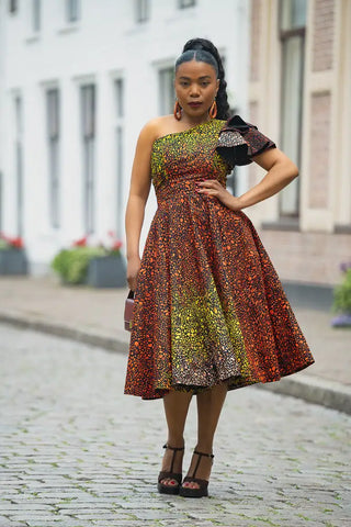 ADAEZE BROWN DRESS Women’s Dress