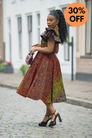 ADAEZE BROWN DRESS Women’s Dress