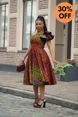 ADAEZE BROWN DRESS Women’s Dress