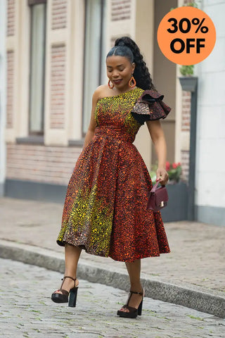 ADAEZE BROWN DRESS Women’s Dress