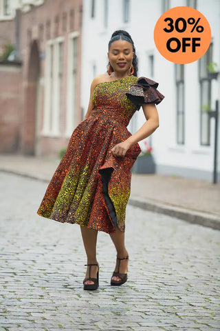 ADAEZE BROWN DRESS Women’s Dress