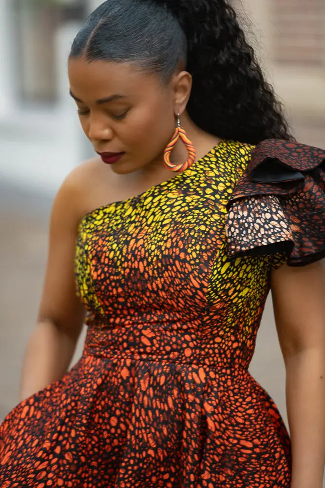 ADAEZE BROWN DRESS Women’s Dress