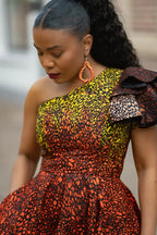 ADAEZE BROWN DRESS Women’s Dress