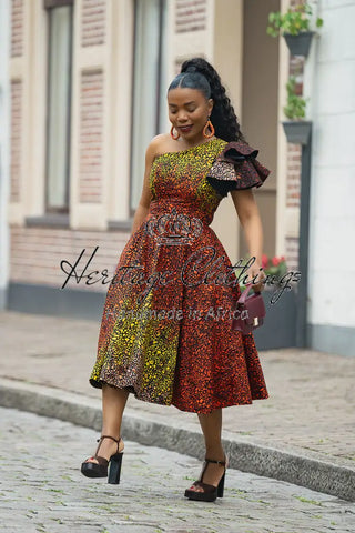 ADAEZE BROWN DRESS Women’s Dress