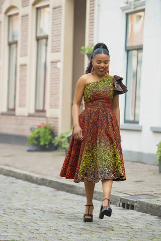 ADAEZE BROWN DRESS Women’s Dress