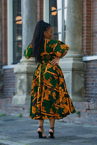 ADESUA GREEN DRESS Women’s Dress