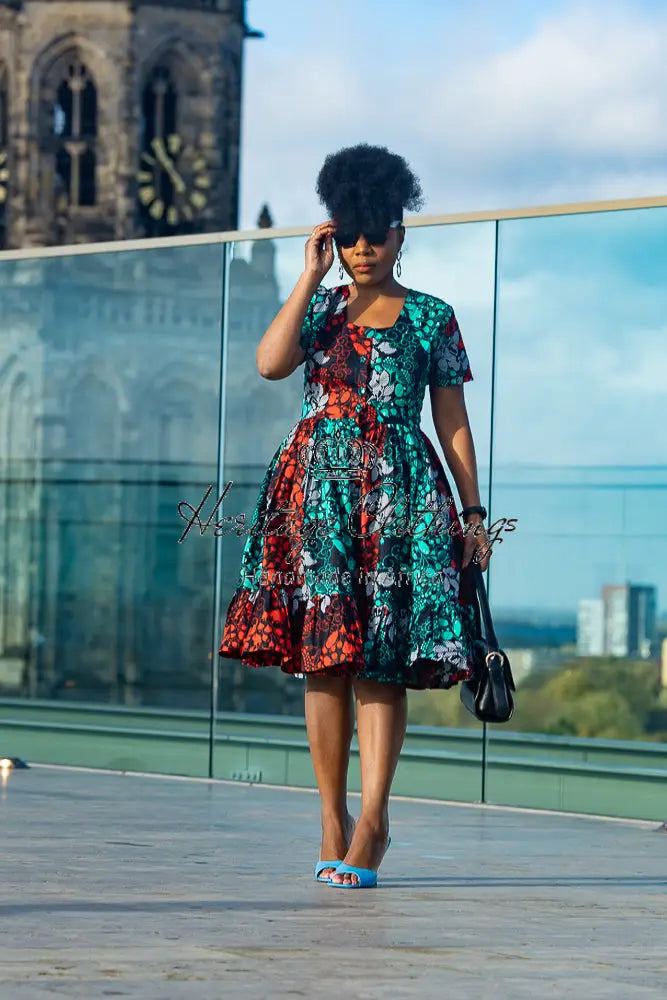 Midi teal dress clearance