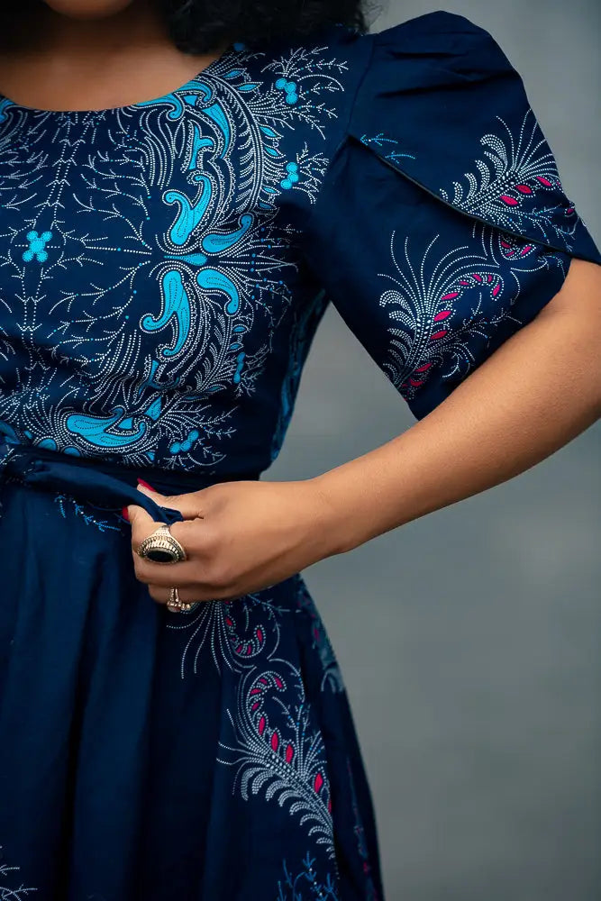 Alice Navy Blue Midaxi Dress M Alice Navy Blue Midaxi Dress M