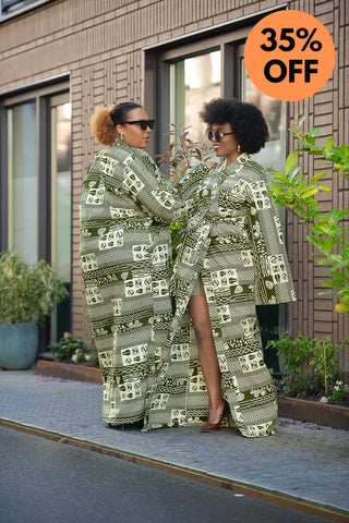 Althea Tribal Print Kimono Coats & Jackets