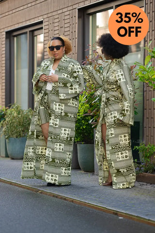 Althea Tribal Print Kimono Coats & Jackets