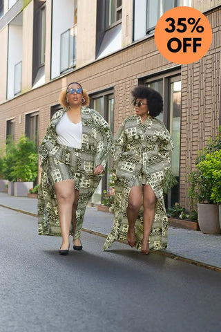 Althea Tribal Print Kimono Coats & Jackets