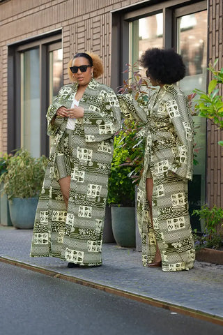 Althea Tribal Print Kimono Coats & Jackets