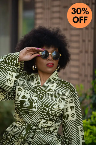 Althea Tribal Print Kimono Coats & Jackets