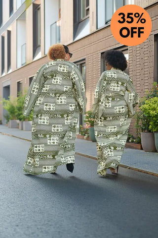 Althea Tribal Print Kimono Coats & Jackets