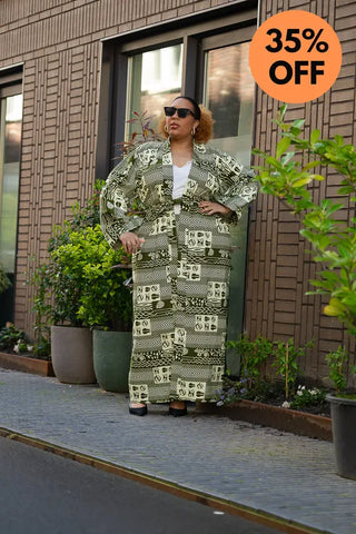 Althea Tribal Print Kimono Coats & Jackets