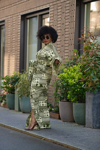 Althea Tribal Print Kimono Coats & Jackets