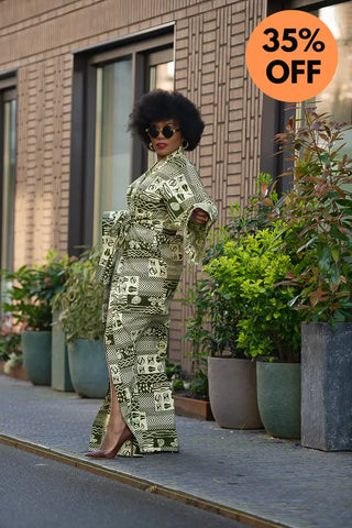 Althea Tribal Print Kimono Coats & Jackets