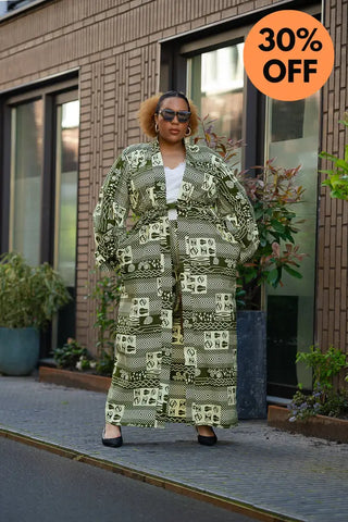 Althea Tribal Print Kimono Coats & Jackets