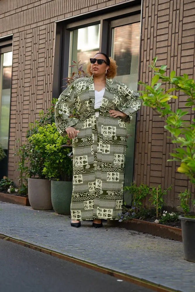 Althea Tribal Print Kimono Coats & Jackets