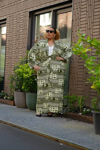 Althea Tribal Print Kimono Coats & Jackets