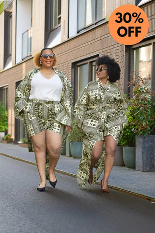 Althea Tribal Print Kimono Coats & Jackets